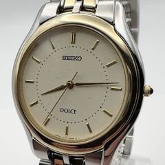 SEIKO ドルチェ ヴィンテージ クオーツ 高級 腕時計 コンビカラー 稼働