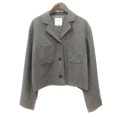 クミキョク 組曲 KUMIKYOKU テーラードジャケット 総裏地 2 M 茶 ブラウン /MN