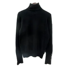 ザラ ZARA ニット カットソー タートルネック 長袖 M 黒 ブラック /MN