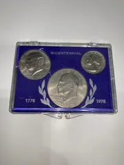 アメリカ建国200年 記念銀貨3枚セット パック入り未開封 アメリカ建国200年記念硬貨 3枚セットの通販 by usa's shop｜ラクマ