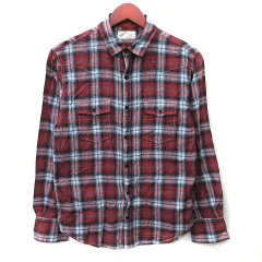 ビームスハート BEAMS HEART シャツ チェック 長袖 S マルチカラー /YI