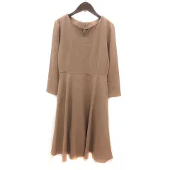 ロペピクニック ROPE Picnic ワンピース ロング 長袖 38 M ベージュ /MS