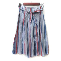 マリンフランセーズ LA MARINE FRANCAISE フレアスカート ロング ストライプ 1 S マルチカラー /YI