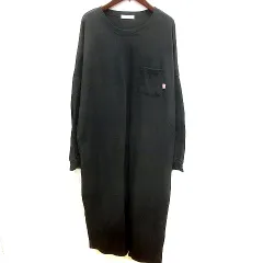 フリークスストア FREAKS STORE ワンピース タイト マキシ 長袖 F グレー /RT