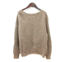 ティアラ Tiara ニット セーター 長袖 ウール ベージュ /MN