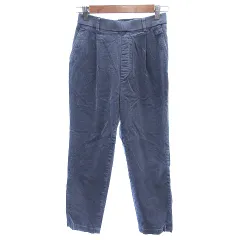 グローバルワーク GLOBAL WORK テーパードパンツ コーデュロイ S 青 ブルー /AU