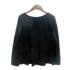 ジャーナルスタンダード レリューム JOURNAL STANDARD relume カットソー クルーネック 長袖 F 黒 ブラック /MN