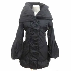 ムルーア MURUA ダウンコート 総裏地 S 黒 ブラック /YK