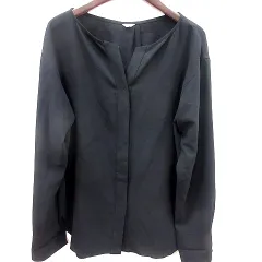 イエナ IENA シャツ ブラウス 長袖 黒 ブラック /RT