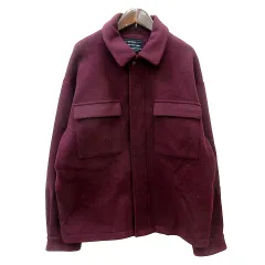 レイジブルー RAGEBLUE ステンカラージャケット 総裏地 M 赤紫 ワインレッド /MN