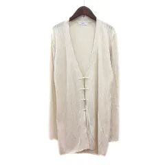 ローズバッド ROSE BUD カーディガン ニット ロング F 白 アイボリー /MN