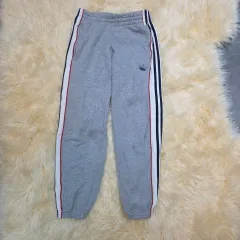 M アディダス トレーニング ズボン グレー