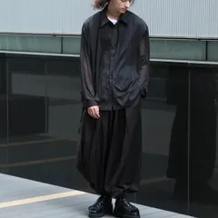 HARE ハレ YOSEバルーンパンツ タックデザイン モード シャーリング カジュアル きれいめシルエット メンズパンツ モード リラックス ゆったり プリーツ ブラック S 329215 管理番号：1256-4620