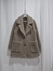 ZARA TRF エコー シアリング コート フリース XS