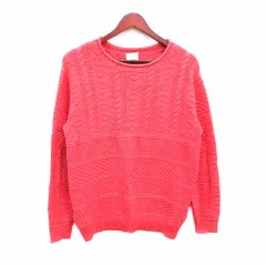 B&Y ユナイテッドアローズ BEAUTY&YOUTH ビューティー&ユース ニット セーター ケーブル 長袖 M 赤 レッド /YK