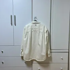 46 ウーヨンミ エンボス バックロゴ デニム シャツ ジャケット