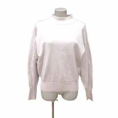 シップス SHIPS ニット カットソー ハイネック 長袖 アイボリー 白 ホワイト /YK