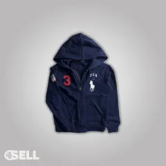 ポロ ビックポニー 星条旗 ジップアップパーカー
