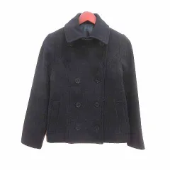 グローバルワーク GLOBAL WORK ピーコート Pコート 総裏地 ウール L 紺 ネイビー /YK