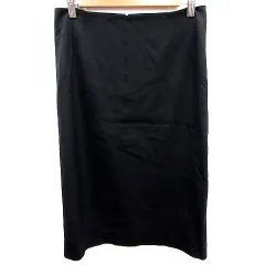 セオリー Theory スカート タイト ひざ丈 0 黒 ブラック /RT