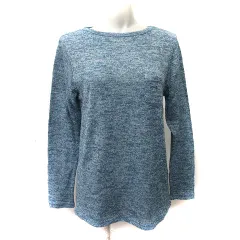 チャオパニック CIAOPANIC カットソー 長袖 総柄 M 紺 ネイビー /YI ■MO