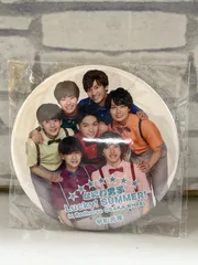 【Q7-48】◎ なにわ男子 缶バッジ 「なにわ男子 Lucky! SUMMER! in Redhorse OSAKA WHEEL」