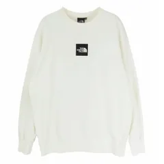 THE NORTH FACE ノースフェイス NT12402Z ロゴ クルーネック スウェット トレーナー ホワイト系 XXL【中古】