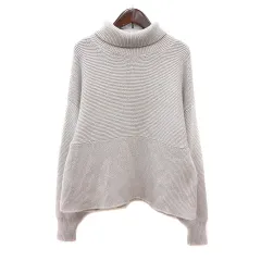 ニコアンド Niko and.. ニット セーター オフタートル 長袖 3 M グレージュ /MN