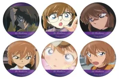 【中古】バッジ・ビンズ 全6種セット 「名探偵コナン 場面写トレーディングホログラム缶バッジ 灰原哀collection vol.3」