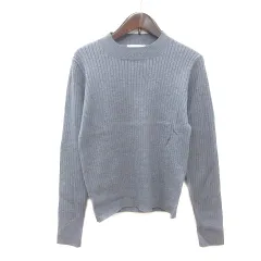 ビームスハート BEAMS HEART ニット カットソー 長袖 M 青 ブルー /MN