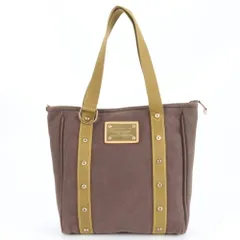 極美品 ルイヴィトン アンティグア カバ MM ブラン M40086 レザー トート バッグ 肩掛け ショルダー レディース CEM DC5-6【中古】