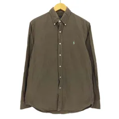 ラルフローレン RALPH LAUREN 現行タグ ポニー刺繍 ボタンダウンシャツ メンズ import：M 