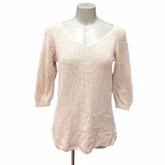 レディ Rady ニット カットソー 七分袖 F ベージュ /YK