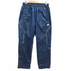 アディダス adidas スポーツウェア イージーパンツ L 紺 ネイビー /YK