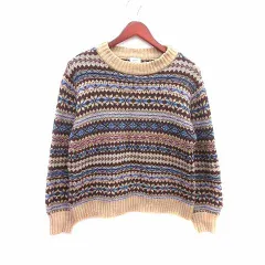 コーエン coen ニット セーター 総柄 長袖 FREE マルチカラー /YK