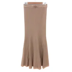 ケイビーエフ KBF アーバンリサーチ フレアスカート ロング One M ベージュ /MN