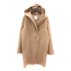 クミキョク 組曲 KUMIKYOKU コート フード ウール 2 ベージュ /MS