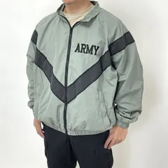 アメリカ U.S.ARMY グレー 前期型 IPFU トレーニングジャケット 新品 A78NZ=