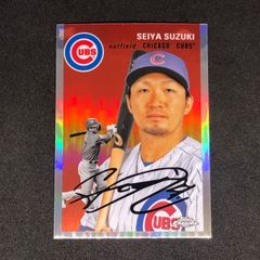 鈴木誠也 Topps Chromeプリントサインカード 2枚セット - メルカリ
