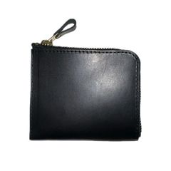 新品未使用】HERZ アラスカ革 ブラック L字ファスナー 財布 KK-38