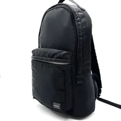 【良品】 PORTER ポーター リュック バックパック タンカー デイパック ナイロン ブラック 黒色 ユニセックス 男女兼用 メンズ レディース