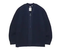 nanamica ネイビー ジッパーカーディガン L nanamica ネイビー ジッパーカーディガン L nanamica ALPHADRY