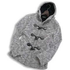 semantic design セマンティック デザイン 秋冬 裏ボア★ ダッフル コート フーデッド ジャケット Sz.L メンズ 灰 グレーのサムネイル