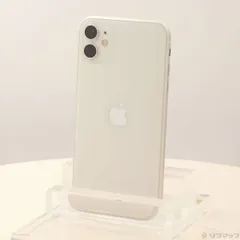 〔中古品〕 iPhone11 64GB ホワイト MWLU2J／A SIMフリー【344】