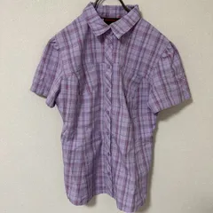 《美品》MAMMUT チェック柄半袖シャツ マルチカラー M 羽織り 着回し