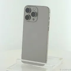 〔中古品〕 iPhone15 Pro Max 256GB ナチュラルチタニウム NU6R3J／A SIMフリー【344】