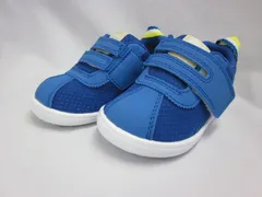 ベビー スニーカー　イフミー IFME 20-1302  ベビーシューズ 子供靴  ベビー靴  男の子   幼児 園児　普段履き  ベルクロ　 軽い　ブルー　13.5㎝