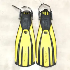 Mares マレス フィン Plana Avanti Quattro イエロー Sサイズ［Fin-251211G］