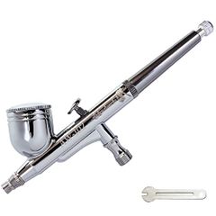 Airbrush Works AW-102 Airbrush Handpiece, 0.2mm Nozzle, Double Action, for Precision Airbrush Art (AW-102, 0.2mm Nozzle)