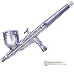 Airbrush Works AW-1 Series Airbrush Handpiece, 0.2mm, 0.3mm, 0.5mm Nozzle, Dual Action, for Precision Airbrush Art (AW-103, 0.3mm Nozzle)